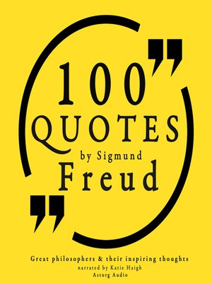 cover image of 100 Quotes by Sigmund Freud, Creator of Psychoanalysis